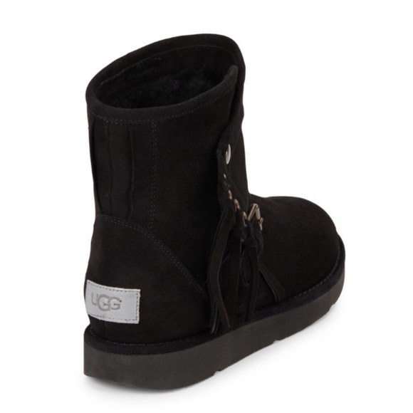 UGG Australia Karisa Short Moto Boots Bootie - Picture 2 of 6